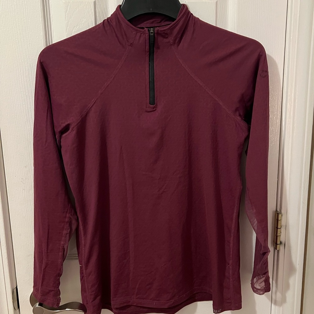 Purple, horseback riding shirt